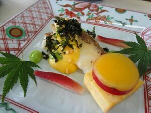 鯛　餅粉焼き