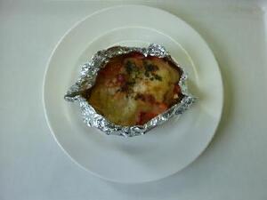 魚のピザ焼き
